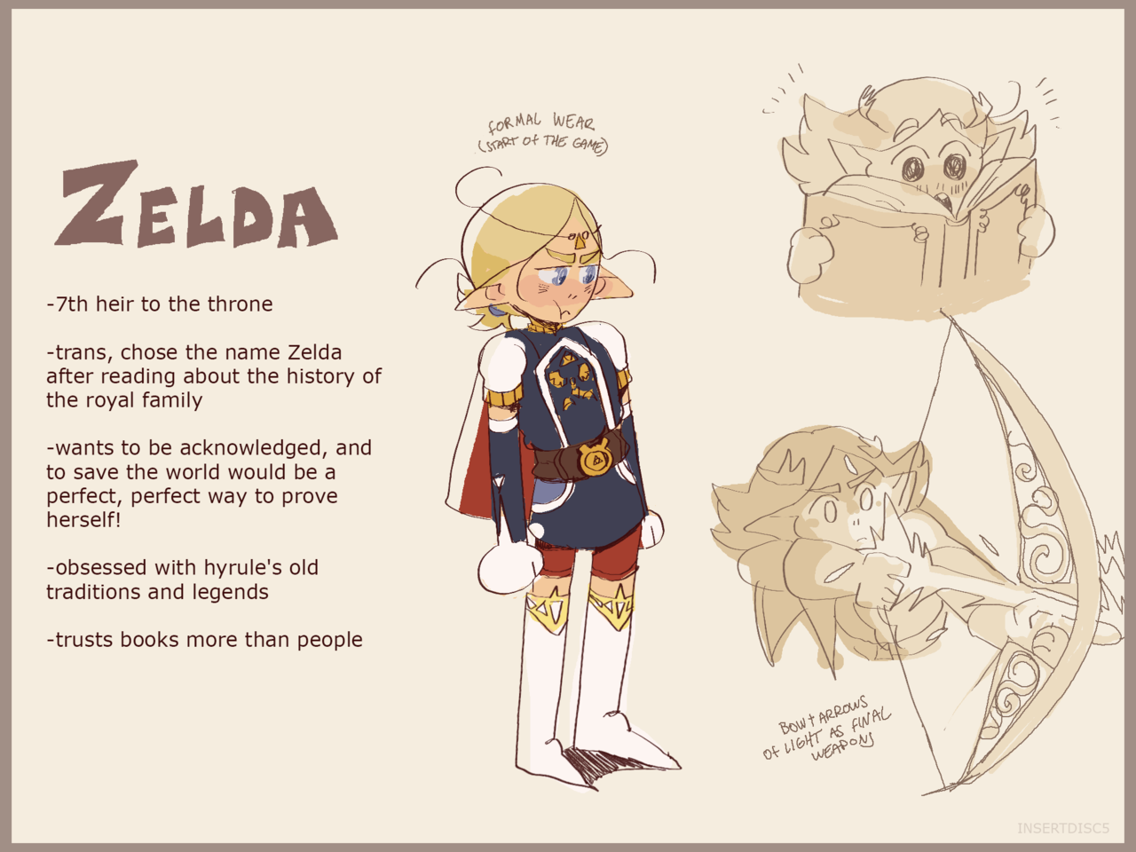 insertdisc5: internet’s down! better make a zelda AU