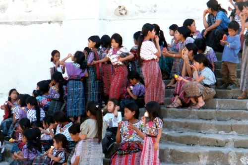 School Girls, Santiago Atitlan, Guatemala, 2000.