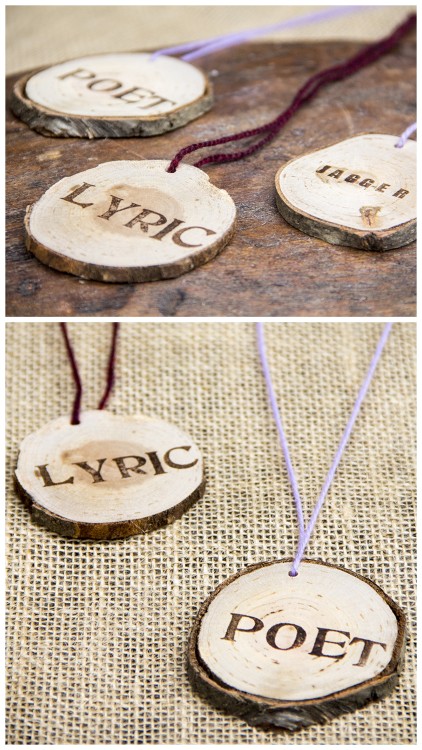DIY Stamped Wood Necklace Tutorial from Moon Frye. This is one of the easiest DIYs I&rsquo;ve posted