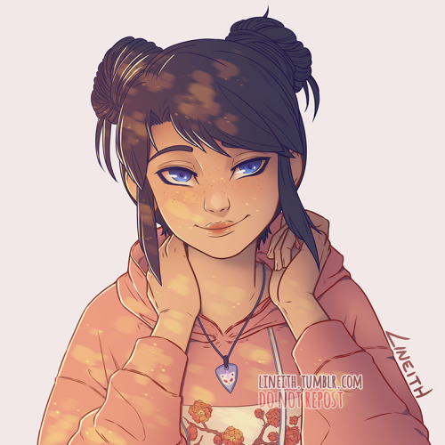 For beahppy on instagram.Congrats on 50K!A cute Marinette in a hoodie for you peeps with cold weathe