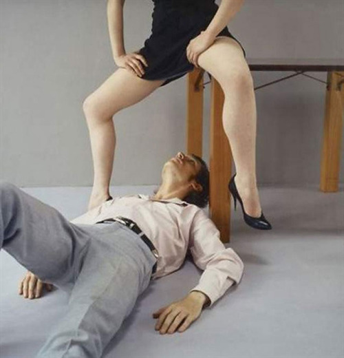 thegreatinthesmall:    Édouard Levé’s 2002 photo series Pornographie  