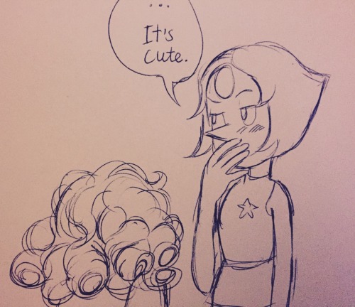 bevsi:  pearl likes curls (inspired by this adult photos