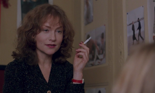 365filmsbyauroranocte:“I know something about you. You killed your daughter.”Isabelle Huppert in La 