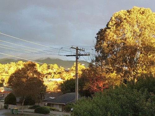 shadowkingsley: Here’s some photos i took of the moon tonight, and some of the sublime sunset 