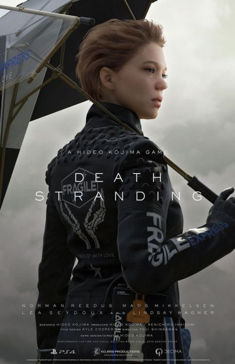 thefancifulghost: Death StrandingNovember 8, 2019 Holy shit, Guillermo del Toro and the Baby of Tomo