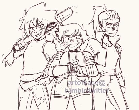 artofkace:and here’s some other misc old sketches! Scortra babies, high expectations,