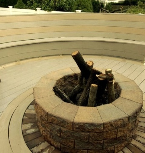 Roof Extensions Deck Outdoor Kitchen Deck - Large Backyard Outdoor Kitchen Deck Idea With A Roof Extension