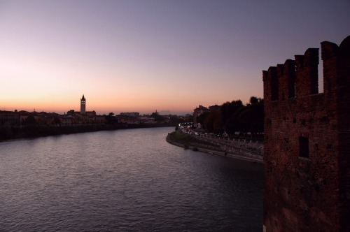 Verona al tramonto.