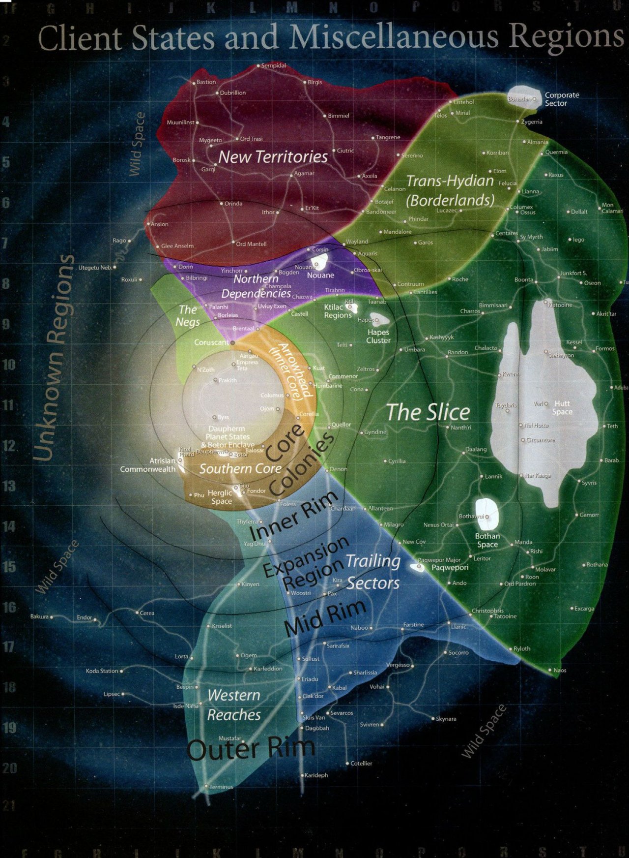darth-lumines:    → Star Wars Atlas (2009) - Galactic Regions→ Interesting notes: