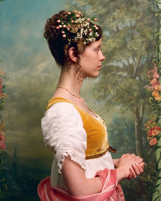 Mia Goth as Harriet Smith from Autumn de Wildeâs Instagram