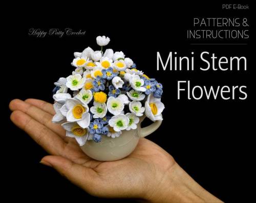 sosuperawesome:DIY Crochet Flower PatternsHappy Patty Crochet on Etsy