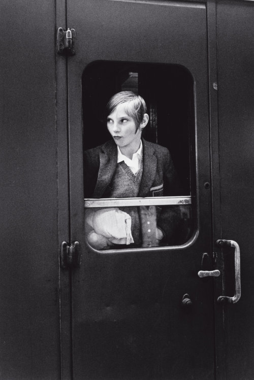 Eva Rubenstein, Young Girl on a Train, England, 1969