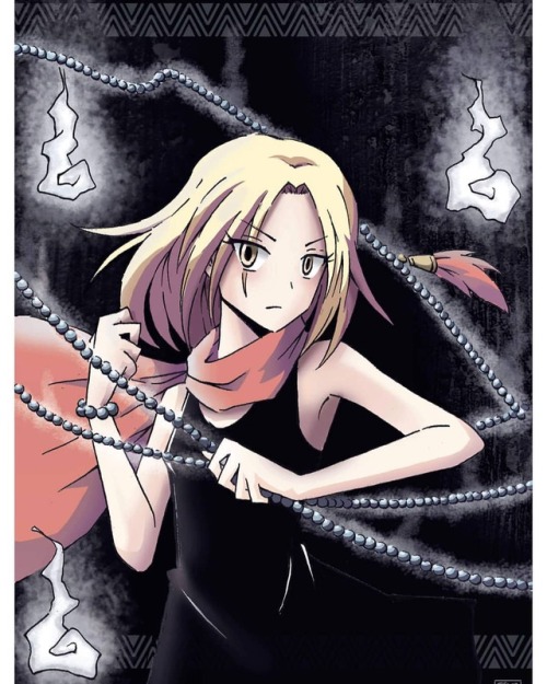 [ENG] Anna, from Shaman King. I colored it a few months ago, but didn’t like the painting. I&r