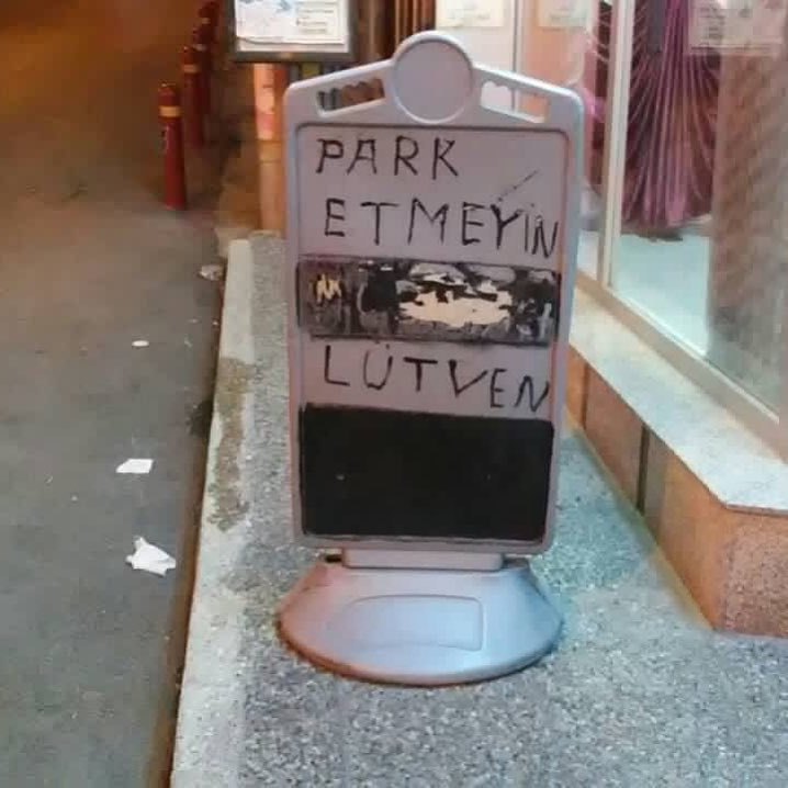 PARK ETMEYİN
LÜTVEN