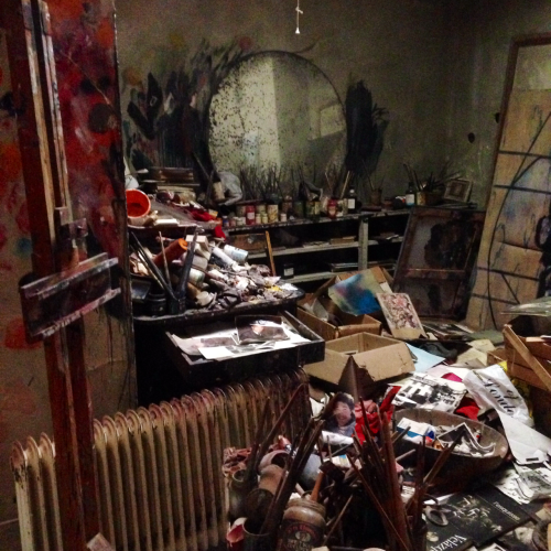 The painter Frances Bacon&rsquo;s studio at the Hugh Lane in Dublin. #nofilter