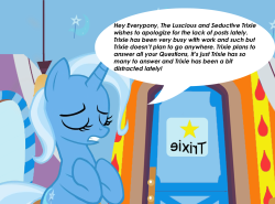 askstrippertrixie:  Yes Everypony, The Luscious