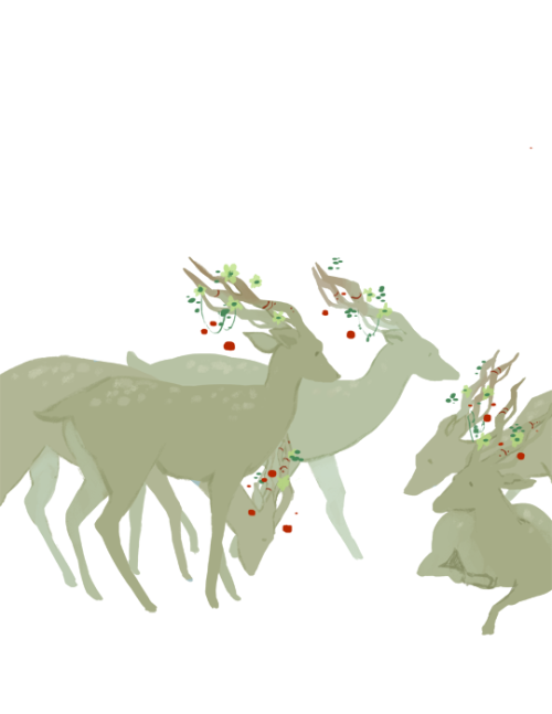 key-of-zee:  Keezy (x) A herd of holiday halla  Edit: I realized that I made a fatal error and should have called this ‘deck the halla with boughs of holly’  