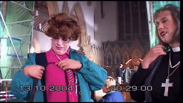 Reece And Steve As Bernice And Pauline - Behind The Scenes Of The League Of Gentlemen’s Apocalypse