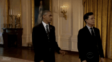 withallduedisrespect:  micdotcom:  Watch: President Obama’s surprise appearance