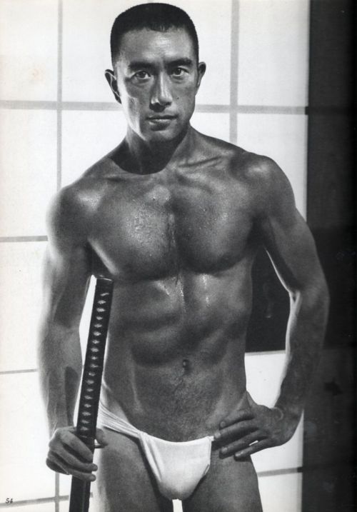 Mishima Band of Thebes writes: &ldquo;Brilliant writer and fascist militant nut, Yukio Mishima p