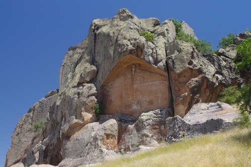 classicalmonuments: Tomb of Midas (and his “city” as well) Yazılıkaya, Eskişehir, Turkey