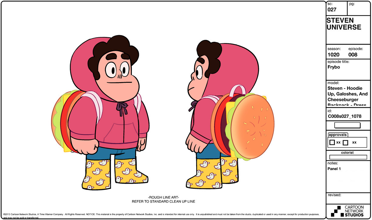 A selection of Character, Prop, and Effect designs from the Steven Universe episode: