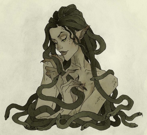 abigaillarson: [Medusa I] [Medusa II]