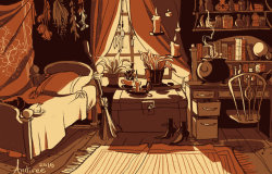 witcheshaven:A Witch’s Room