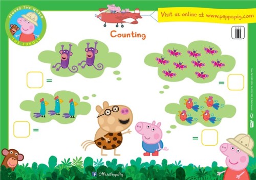 Hey everyone! Today I have some Peppa Pig activity sheets for you all!Fill it out and then you can s