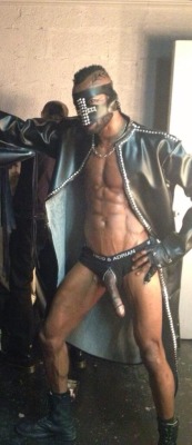 Black Muscle Ink Leather Kink