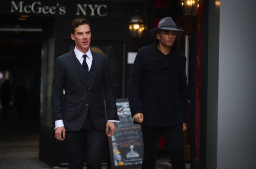 fyantagonist:  Benedict Cumberbatch seen outside the Boss show on February 12, 2014 in New York