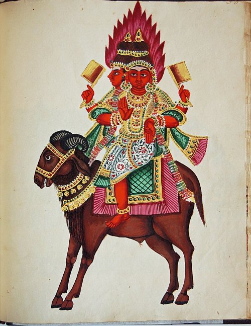 Agni, God of fire, company painting