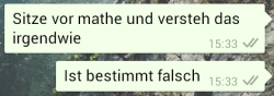  1. Mathe Regel: Wenn es einfach ist, dann