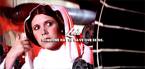 daisyridliey:the Ladies of Star Wars + iconic quotes