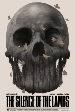 connieportershiplog:  thepostermovement:Silence of the Lambs by Grzegorz Domaradzki  Gorgeous