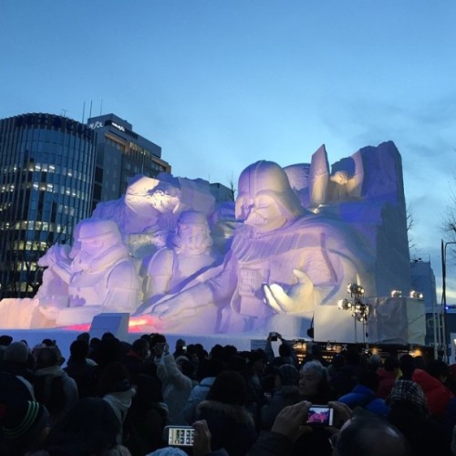 ultrafacts:  The   Sapporo Snow Festival is a festival held annually in Sapporo, Japan.   This is one of the largest and most distinctive winter events. Millions of people visit Sapporo to see the hundreds of snow statues and ice sculptures at the Odori