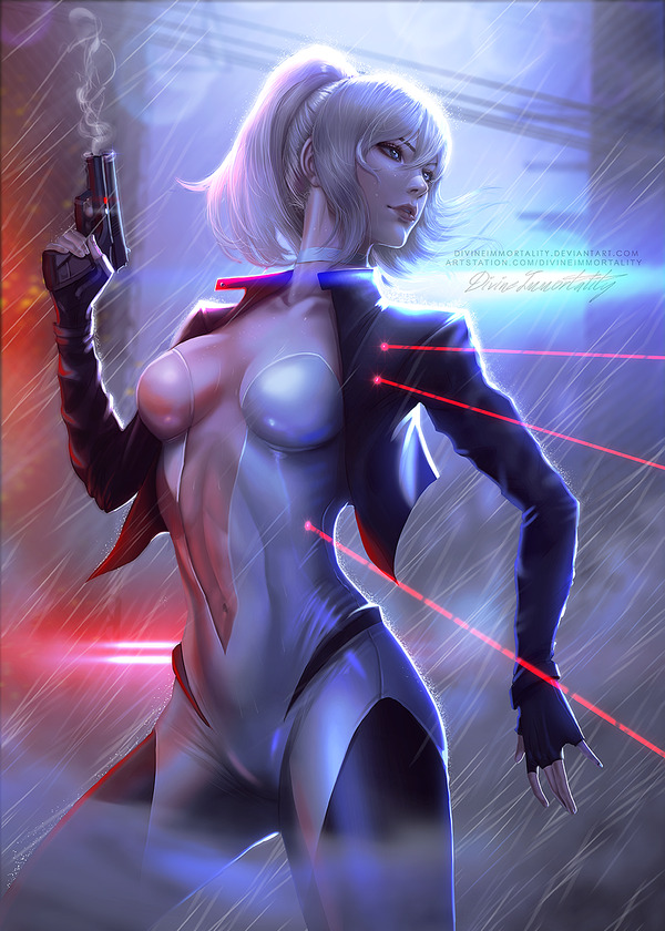 rarts:    Beautiful anime girl Tess: Original character by Raikoart  [digital