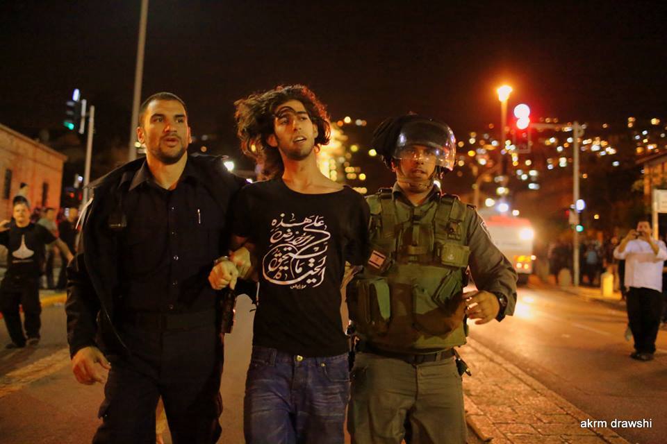momo33me:    Of the Palestinian protest in Haifa against the Prawer ethnic cleansing