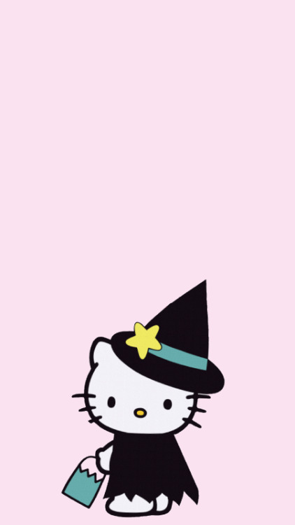 princessbabygirlxxoo: Hello kitty Halloween lockscreens Feel free to save em! ♥