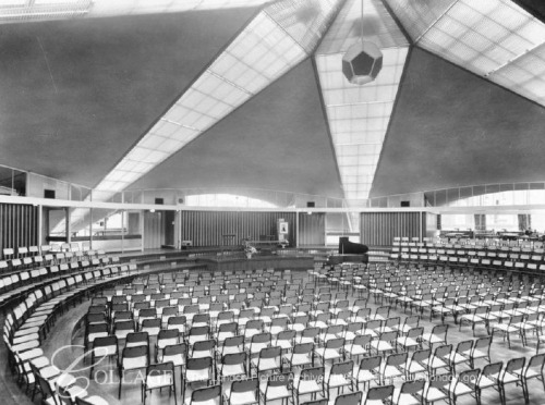 Assembly Hall, Two Saints School, Southwark1958Chamberlin Powell & BonImage from CollageModernis