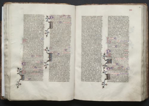 cma-medieval-art: The Gotha Missal: Fol. 46r, Text, Master of the Boqueteaux, c. 1375, Cleveland Mus