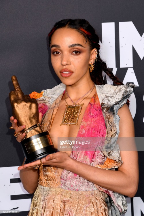 FEB 12 - FKA twigs won Best British Solo Act Award at the NME Awards 2020