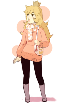 mooseman-draws:  winter peach 