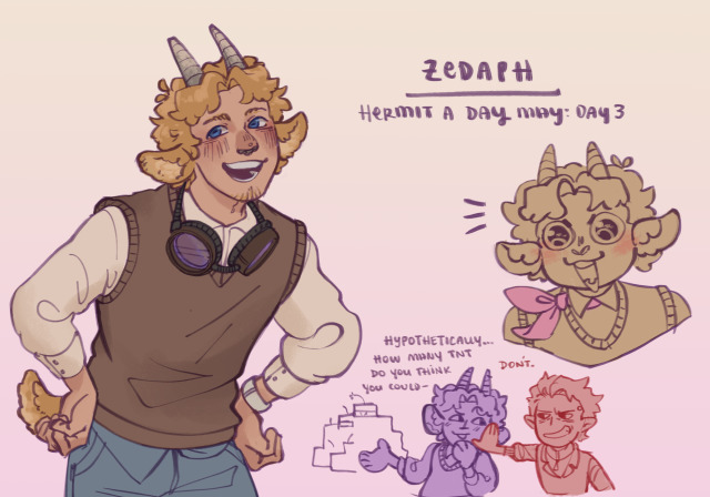Hermit a Day May : Day 3 — Zedaph! – @shepscapades on Tumblr