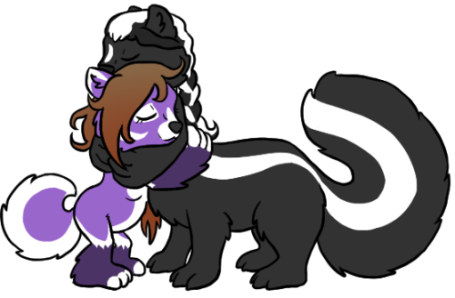 vixenscratch:  Today, it’s one year since somecrazyskunk and I got married.Happy anniversary, sweetie!    D’aww <3 Congrats on your first anniversary, you two! :3