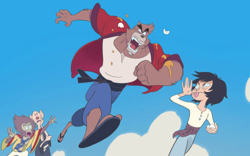 Just a few more fanart pieces of Bakemono no ko (The Boy and the Beast)!