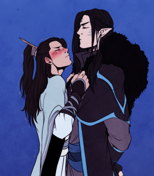 daddyschlongleg: i discovered moshang y’all (and i like to exaggerate size differences so ye)∠( ᐛ 」∠