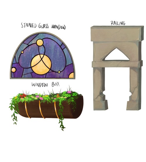 Some Stuff I Did For My Environment Concept Art Module Earlier This Year, The Assignment Was To Design