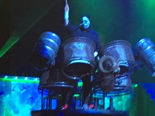 Pics i took of SlipKnoT in OKC at the Peake Sorry about the blurry pics!