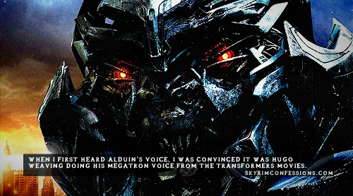 Hugo Weaving Voicing Megatron in Transformers!